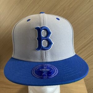 EBBETS FIELD FLANNELS BROOKLYN ROYAL‎ GIANTS NEGRO LEAGUE FITTED HAT 7 1/4